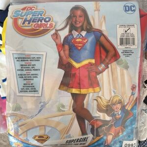 Girls Supergirl Costume Size 12/14